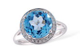 H188-03174: LDS RG 4.17 BLUE TOPAZ 4.32 TGW