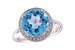 H188-03174: LDS RG 4.17 BLUE TOPAZ 4.32 TGW