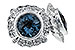 H189-84020: EARR 1.03 BLUE TOPAZ 1.17 TGW