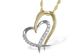 H190-75865: NECKLACE .15 TW