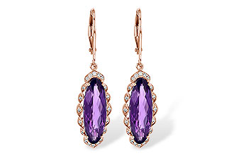 H190-80365: EARR 4.75 AMETHYST 4.90 TGW