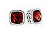 H273-45902: EARR 2.50 TW GARNET