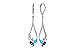 H273-49511: EARR 1.08 BLUE TOPAZ 1.35 TGW