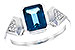 H273-54029: LDS RG 2.03 LONDON BLUE TOPAZ 2.10 TGW