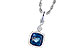 H274-36729: NECK 1.05 LONDON BLUE TOPAZ 1.07 TGW