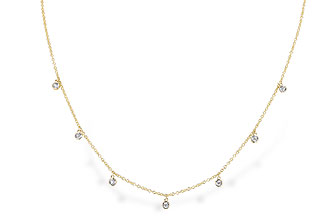 H274-37711: NECKLACE .12 TW (18 INCHES)