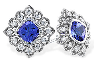H274-39538: EARR 1.29 TW TANZANITE 1.55 TGW (5MM TANZ)