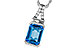 H274-43120: NECK 2.64 LONDON BLUE TOPAZ 2.80 TGW (9x7MM BT)