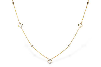 H275-29502: NECKLACE .20 TW (18")