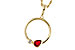 H275-29520: NECKLACE .24 RUBY .26 TGW