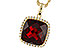 H275-30420: NECKLACE 9.26 GARNET 9.51 TGW (12MM CU)