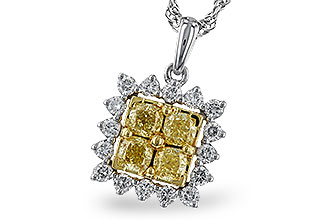 H275-31311: NECK .76 FANCY YELLOW DIAMONDS 1.09 TW