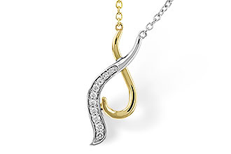 H275-32238: NECKLACE .10 TW (18")