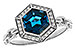 H275-33129: LDS RG 2.03 LONDON BLUE TOPAZ 2.14 TGW (7.5MM LBT)