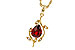 H275-34020: NECKLACE 1.34 GARNET 1.39 TGW (8X6MM GAR)