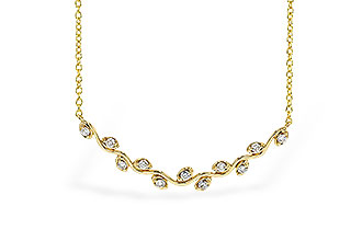 H275-34947: NECKLACE .25 TW (18")