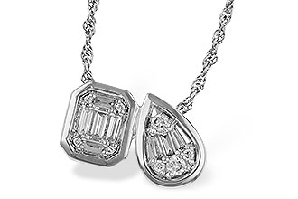 H275-34965: NECKLACE .17 BAG .25 TW