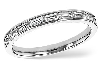 H276-18556: LDS DIA WED RG .44 TW BAGUETTES