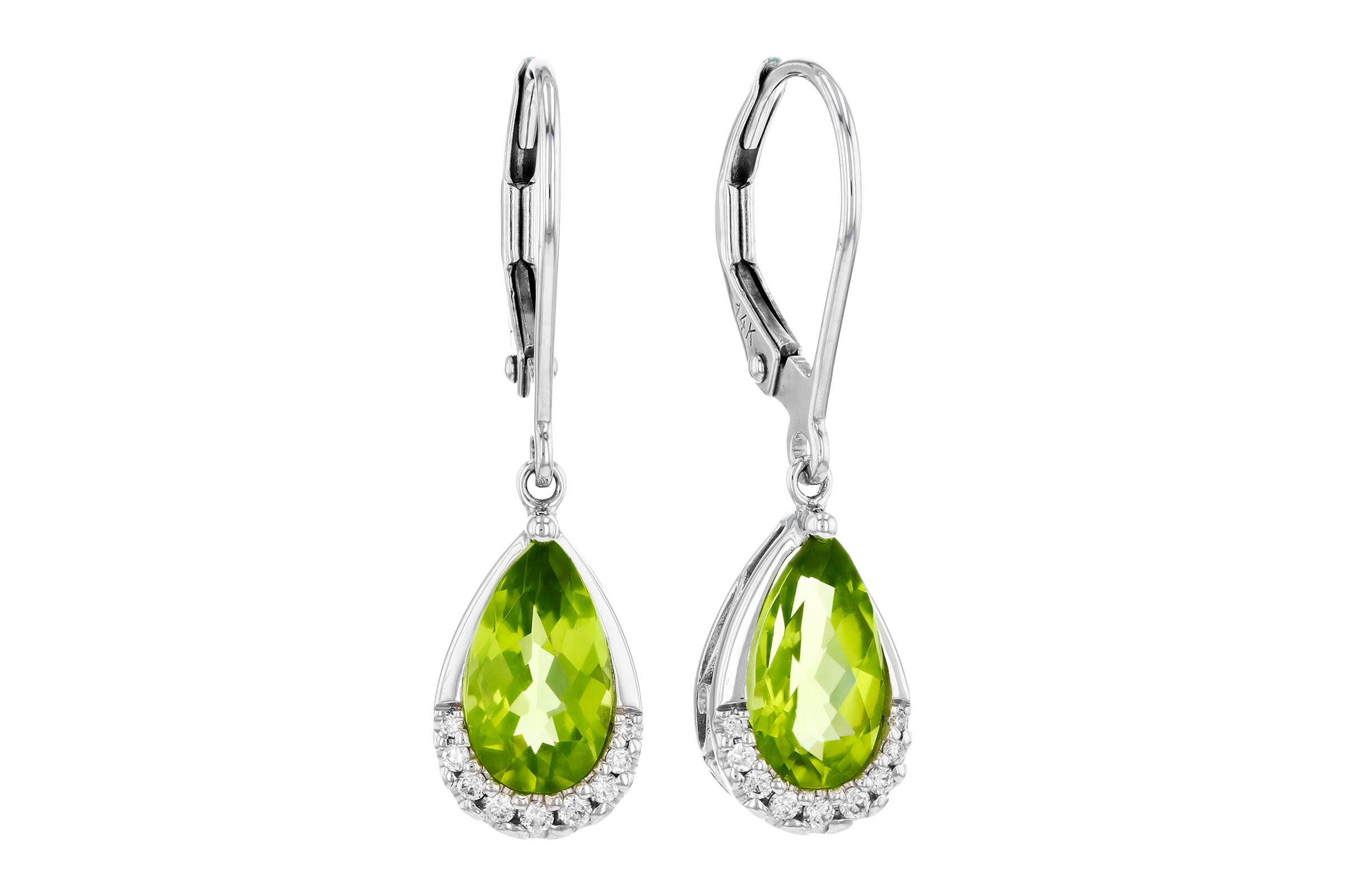 H276-20374: EARR 1.85 PERIDOT 1.94 TGW (9x5MM PS)