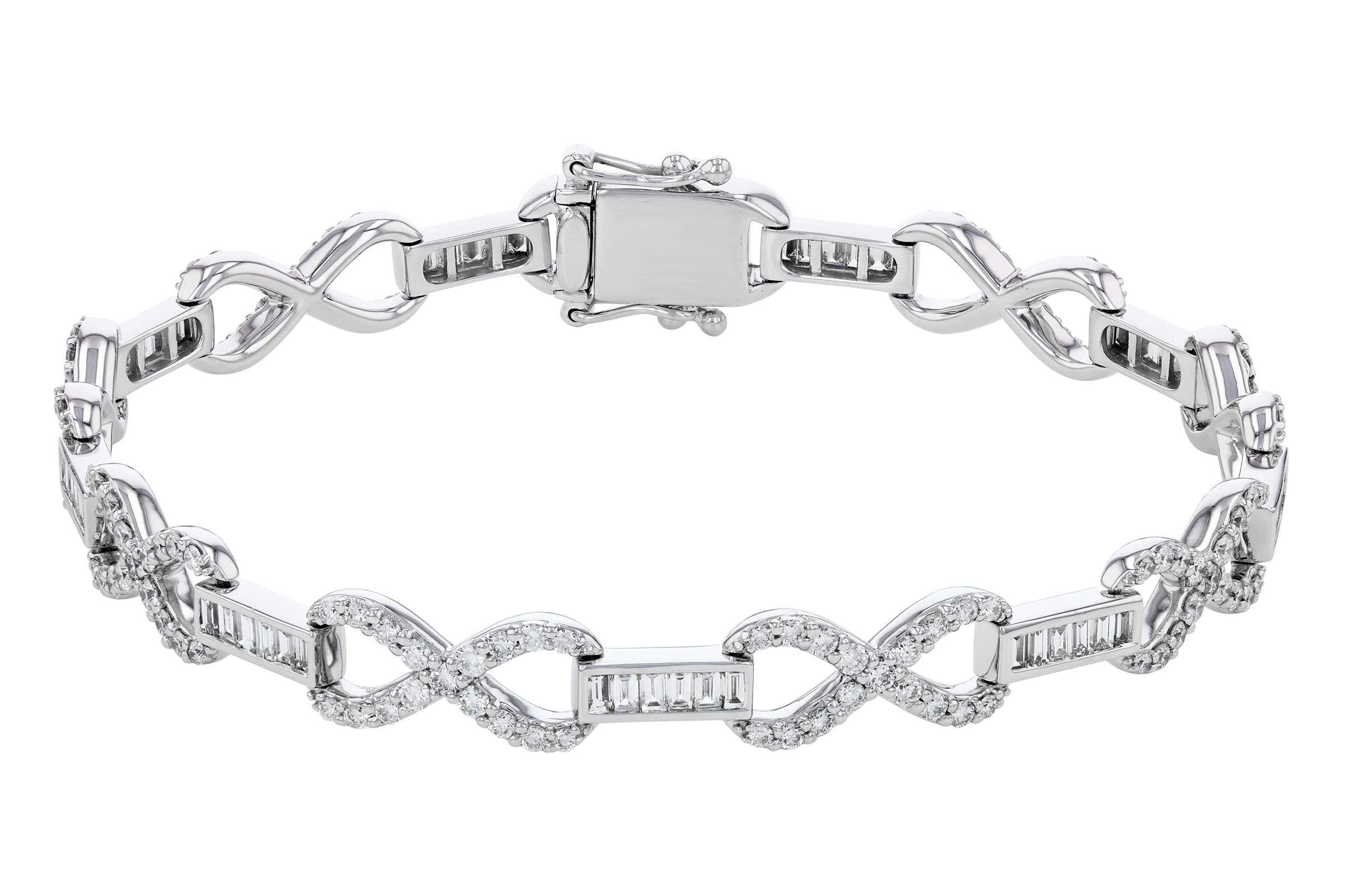 H276-20420: BRACELET 1.00 TW BAG 2.45 TW (7")