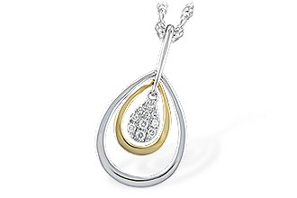 K184-40447: NECKLACE .04 TW