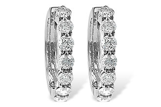 K186-21292: EARRINGS 2 CT TW