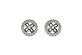 K188-04011: EARRING JACKETS .24 TW (FOR 0.75-1.00 CT TW STUDS)