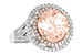 K188-94911: LDS RG 3.94 MORGANITE 4.50 TGW