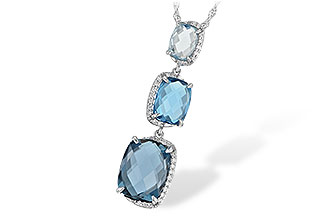 K188-97692: NECK 8.71 BLUE TOPAZ 8.89 TGW