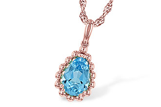 K189-85892: NECKLACE 1.55 CT BLUE TOPAZ