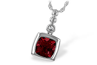 K189-86765: NECK 1.40 GARNET 1.44 TGW