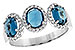 K190-73165: LDS RG 1.80 TW LONDON BLUE TOPAZ 2.02 TGW