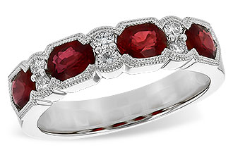 K190-74974: LDS WED RG 1.66 RUBY 1.84 TGW (5x4MM RUBY)