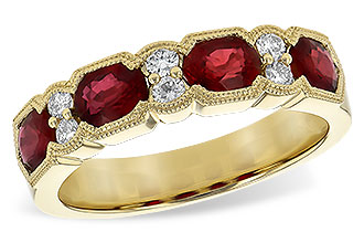 K190-74974: LDS WED RG 1.66 RUBY 1.84 TGW (5x4MM RUBY)