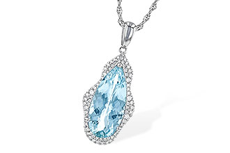 K190-78574: NECK 3.97 AQUAMARINE 4.20 TGW