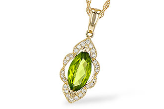 K190-78611: NECK .94 PERIDOT 1.05 TGW