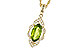 K190-78611: NECK .94 PERIDOT 1.05 TGW