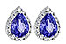 K190-78620: EARR 1.15 TW TANZANITE 1.32 TGW