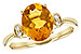 K190-80447: LDS RG 2.04 CITRINE 2.10 TGW (10x8MM CIT)