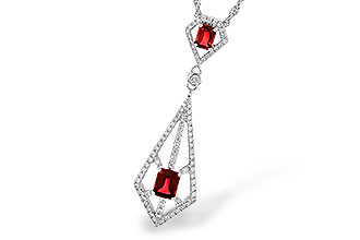 K273-49511: NECK .63 TW RUBY .93 TGW