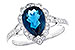 K273-52256: LDS RG 2.25 LONDON BLUE TOPAZ 2.47 TGW (10x7 PS)