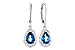 K273-53174: EARR 1.48 TW LONDON BLUE TOPAZ 1.63 TGW