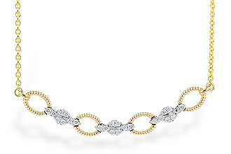 K274-39474: NECKLACE .25 TW (18")