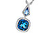 K274-40374: NECK 2.24 TW LONDON BLUE TOPAZ 2.40 TGW