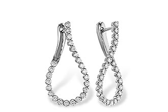 K275-34047: EARRINGS 1.00 TW