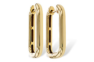 K275-34083: GOLD EARRINGS (23MM)