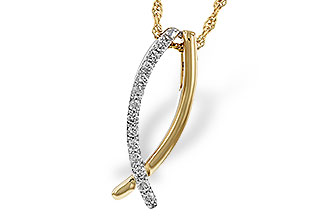 K275-34929: NECKLACE .25 TW