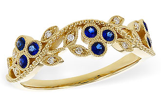 K275-35820: LDS WED RG .23 SAPPHIRE .29 TGW