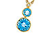 K276-18574: NECK 2.63 BLUE TOPAZ 2.65 TGW (5MM / 8MM BT)