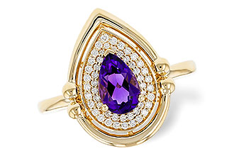 K276-18592: LDS RG .70 AMETHYST .86 TGW (8x5MM AMY)